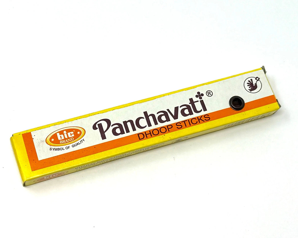 Panchavati Dhoop King Incense Sticks close-up showing bamboo-free, charcoal-free sticks.