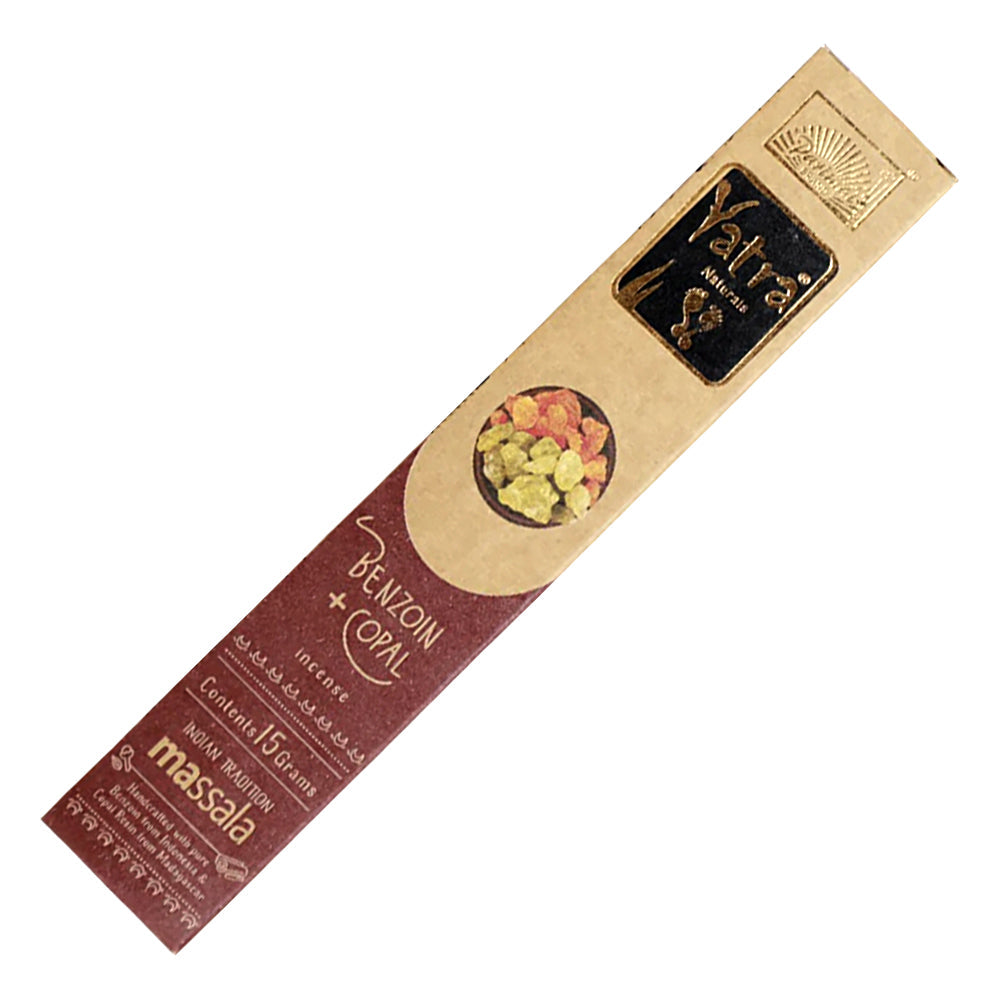Parimal Yatra Benzoin and Copal Natural Incense Sticks charcoal-free for meditation and spiritual cleansing.