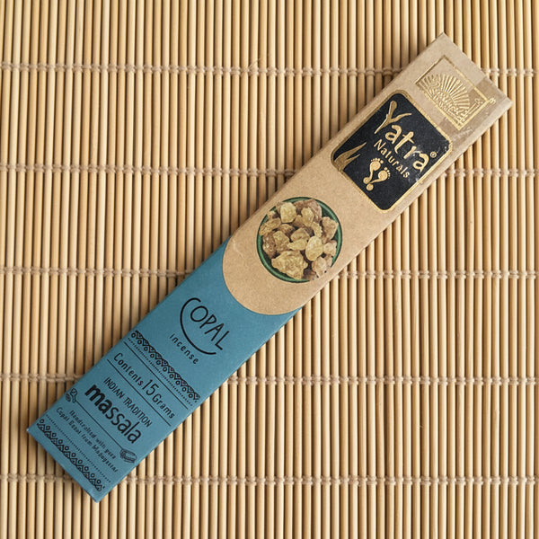 Parimal Yatra Copal Natural Incense Sticks charcoal-free for meditation, relaxation, and spiritual rituals.