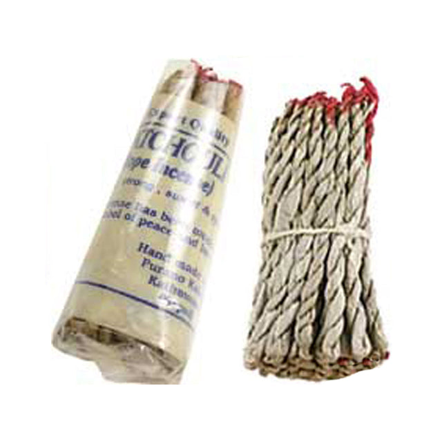 Patchouli Tibetan Rope Incense 45 ropes for meditation, relaxation, and earthy home fragrance.