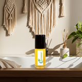 Patti Labelle body oil bottle for moisturizing skin, softening dry areas, and daily body care.
