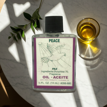 Peace Wish Oil ritual oil bottle for serenity, prayer work, and peaceful home use.
