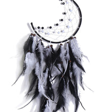 Pearl Dreamcatcher Pendant with feather detail charm for boho fashion, outfit accessorizing, and gifting.