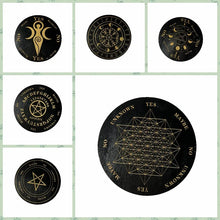 Wooden Pendulum Divination Board spirit board for pendulum reading, yes or no guidance, and ritual use.