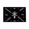 Pendulum mat with Goddess design for dowsing, divination practice, and pendulum readings.