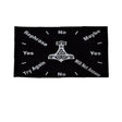 Pendulum mat with Hammer of Thor design for dowsing, divination practice, and pendulum readings.