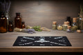 Pendulum mat with Hammer of Thor design for dowsing, divination practice, and pendulum readings.