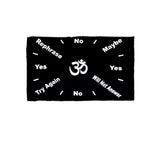 Pendulum mat with Om symbol design for dowsing, divination practice, and pendulum readings.