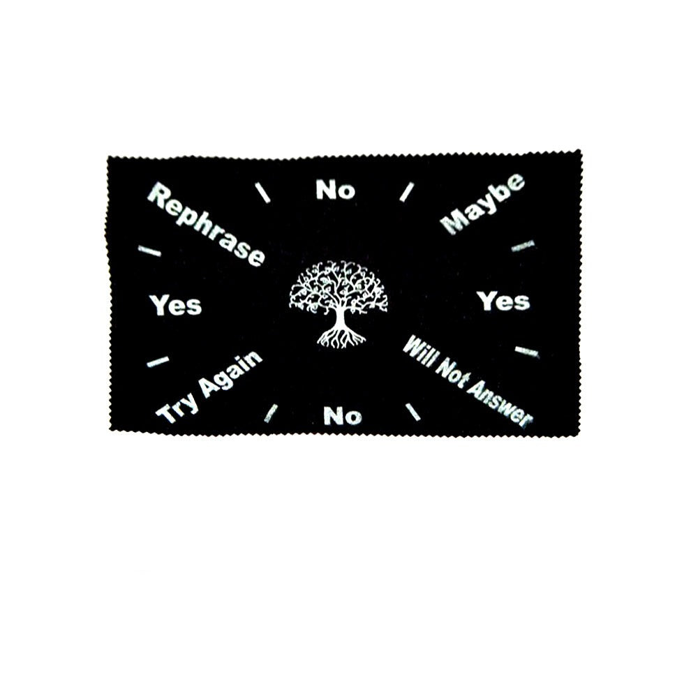 Pendulum mat with Tree of Life design for dowsing, divination practice, and pendulum readings.