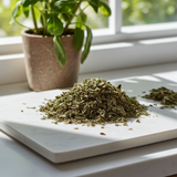 Pennyroyal Leaf cut herbs 2oz pouch for herbal crafting, botanical blending, and traditional household use.