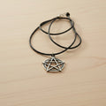 Pentacle necklace pendant for everyday jewelry, pagan-inspired accessories, and gift giving.