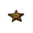 Pentacle wooden incense burner for stick incense burning, altar decor, and meditation spaces.