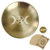 Pentagram altar tray for rituals, spiritual offerings, and ceremonial altar organization.