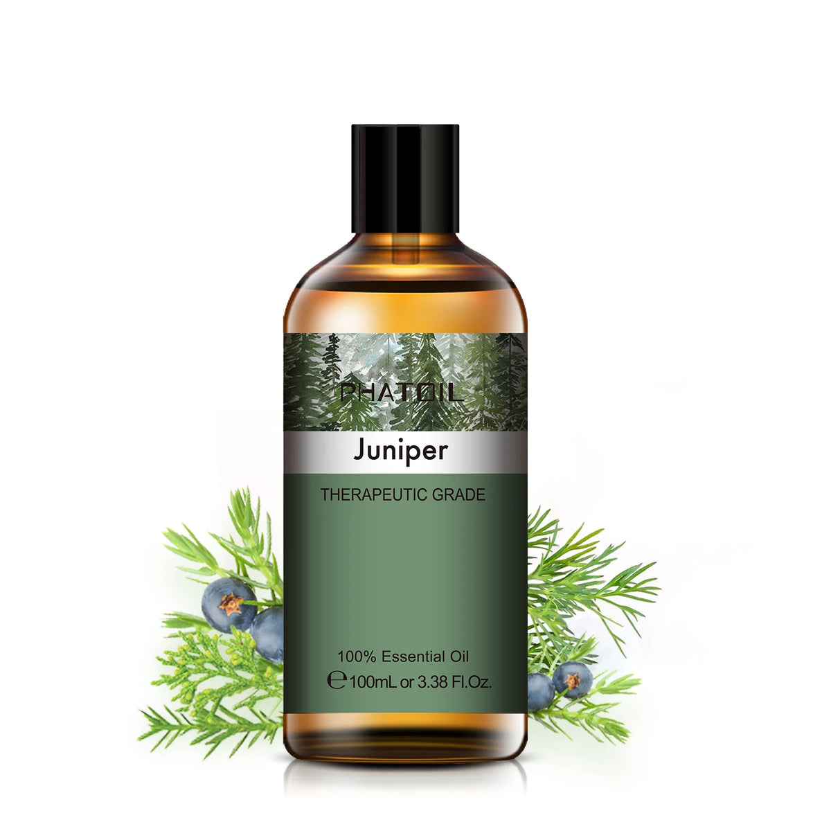 PHATOIL 100ML aromatherapy oil bottle for diffuser and humidifier use, relaxation, and ambient scent.