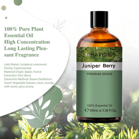 PHATOIL 100ml Spearmint oil bottle for home fragrance, diffuser blends, and daily aromatic use.