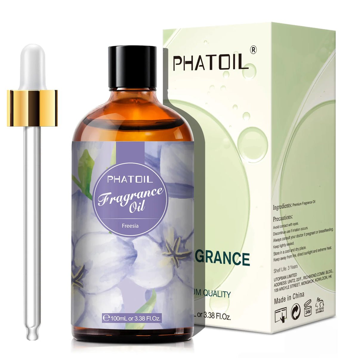PHATOIL White Musk scent oil bottle for craft use, soap making, and custom fragrance projects.