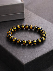 Pi Xiu Obsidian bead bracelet for prosperity, protection, and daily feng shui use.