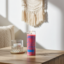 Adam & Eve Pink 7-Day Candle devotional jar candle for love rituals, relaxation, and peaceful home use.