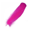 Pink Feather 12 inch decorative feather for craft projects, costume design, and event decoration.