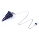 Pink Quartz Crystal Pendulum for dowsing, divination, and energy work.