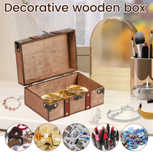 Pirate treasure chest jewelry storage box for holding rings, necklaces, and small accessories in vintage style.