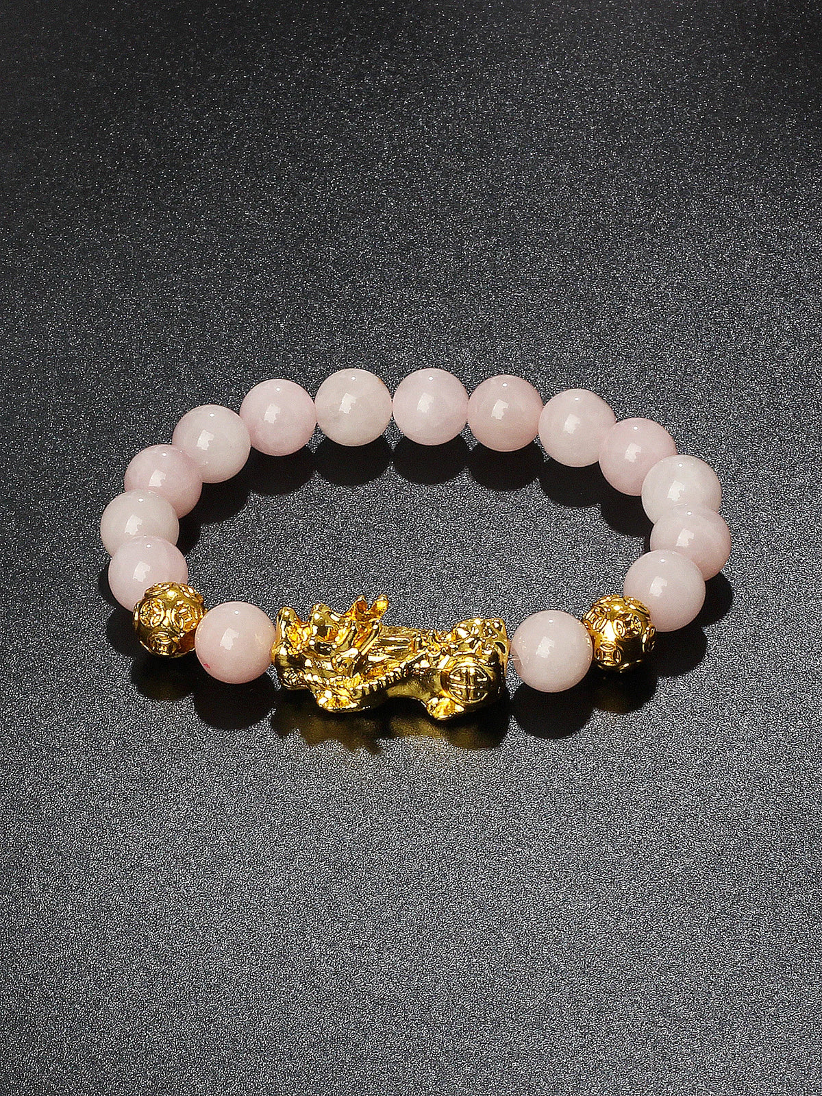 Pixiu Obsidian luck and protection bracelet for good fortune, shielding energy, and daily spiritual use.