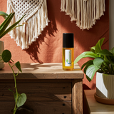 Polo Blue scented body oil bottle for softening skin, daily body care, and fresh fragrance application.