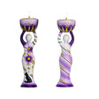 Polyresin tealight holder Moon Goddess for candle display, altar decor, and meditation spaces.