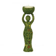 Polyresin tealight holder Nurturing Goddess for candle display, altar decor, and meditation spaces.