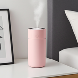 Lightweight and portable air humidifier device for office desk moisture support, dry air relief, and daily comfort.