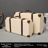 Portable European wooden storage caddy for carrying toiletries, craft materials, and compact room organization items.