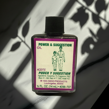 Power Suggestion Wish Oil bottle of dressing oil for candle work, prayer, and manifestation rituals.