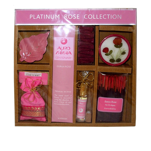Precious Rose gift set with incense and accessories for gifting, meditation, and home fragrance.