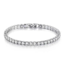 Premium real moissanite sterling silver wrist bracelet for luxury fashion wear, occasion dressing, and anniversary presents.