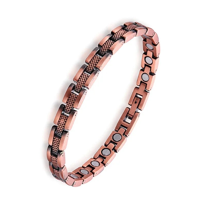 Premium Titanium Steel Wellness Bracelet for regular wear and magnetic therapy application.