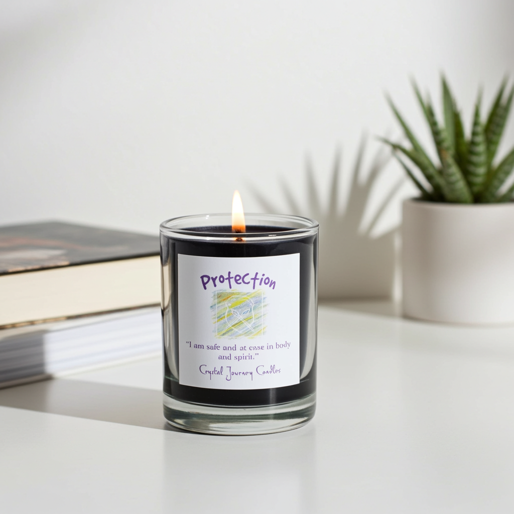 Protection Soy Herbal Filled Votive Candle votive candle for energy shielding, prayer, and ceremonial use.