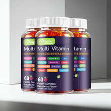 Pslalae daily multivitamin gummies bottle with biotin for routine vitamin support, hair care, and daily health maintenance.