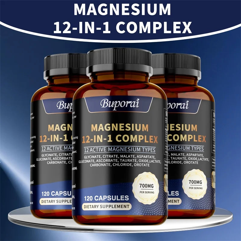 Pslalae Magnesium Complex capsules bottle for daily magnesium supplementation and mineral support.
