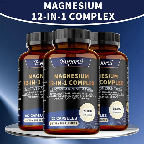 Pslalae Magnesium Complex capsules bottle for daily magnesium supplementation and mineral support.