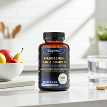 Pslalae Magnesium Complex Capsules supplement for heart health, energy support, and daily balance.