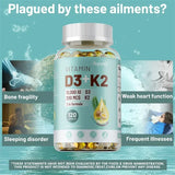 Pslalae Vitamin D3 & K2 supplement bottle for wellness support and daily vitamin use.