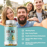 Pslalae Vitamin D3 & K2 dietary supplement bottle for regular vitamin intake and wellness support.
