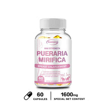 Pueraria Mirifica wellness breast support capsules bottle for women's health routines and daily supplement use.