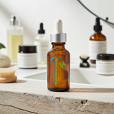 Pure black seed carrier oil bottle for blending with essential oils, massage, and daily skin care.