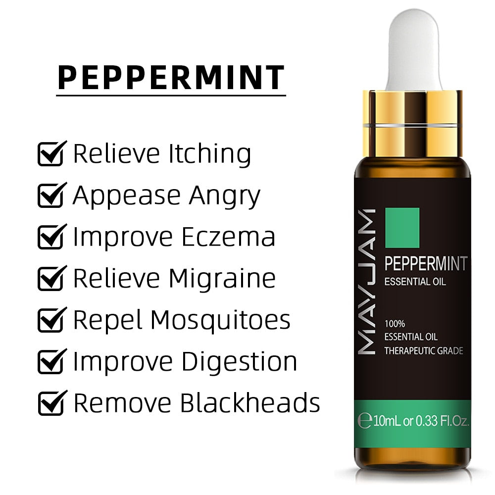 Pure botanical essential oil 10ml bottle for room fragrance, diffuser sessions, and DIY scented products.
