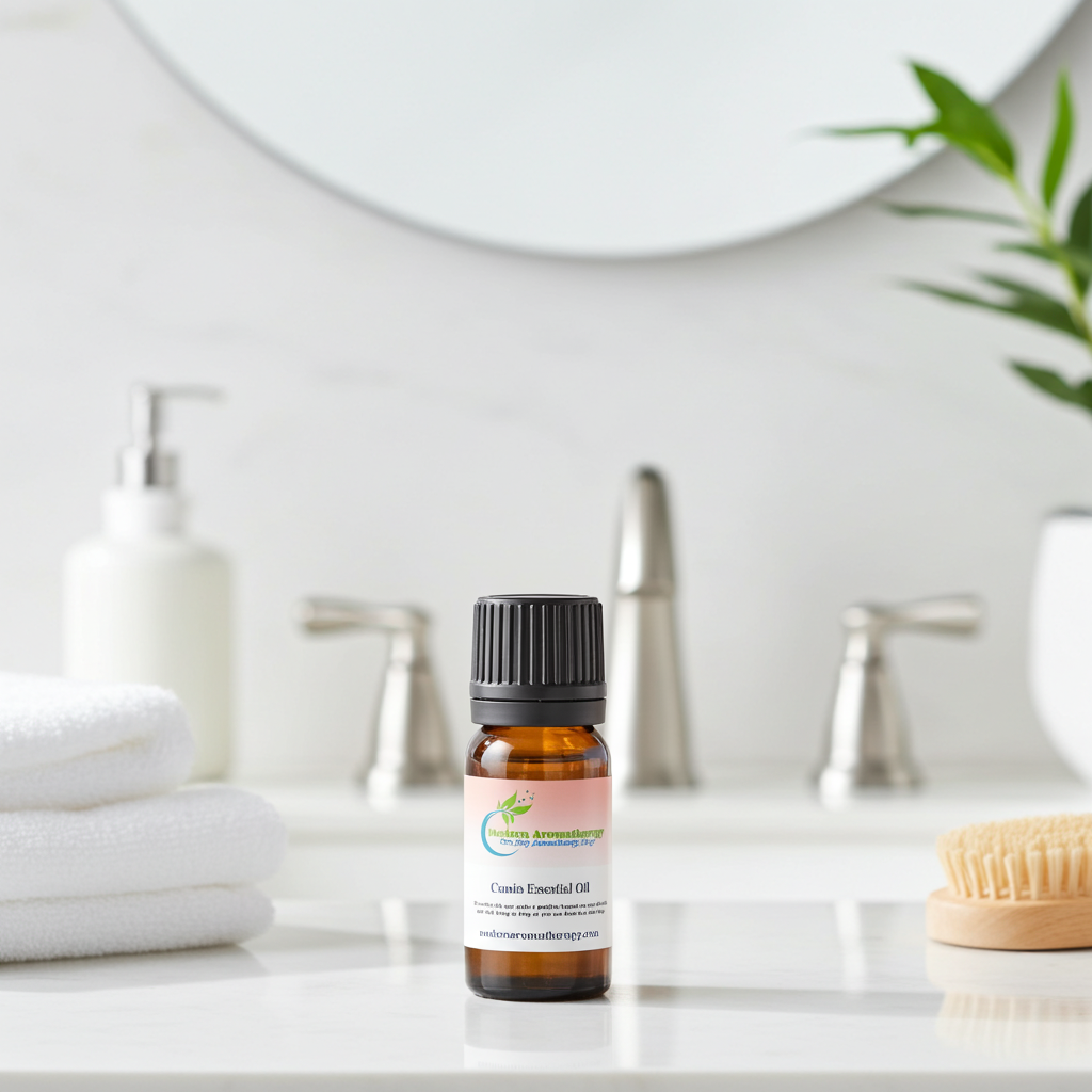 Pure cumin essential oil bottle for natural fragrance blending, diffuser use, and wellness routines.