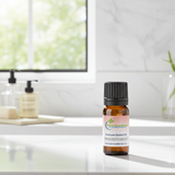 Pure eucalyptus essential oil bottle for diffuser blends, aromatherapy sessions, and daily scent use.
