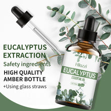 Pure eucalyptus essential oil bottle for skincare, facial care, and body wellness routines.