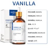 HIQILI Pure Geranium Oil bottle for home fragrance, diffuser sessions, and natural aromatherapy routines.