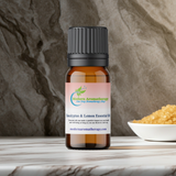 Pure Lemon Eucalyptus Essential Oil bottle for diffusion, relaxing aromatherapy, and daily scent blending.